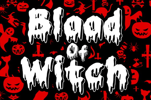 Blood of Witch: A Distinctive Display Font for Creative Projects