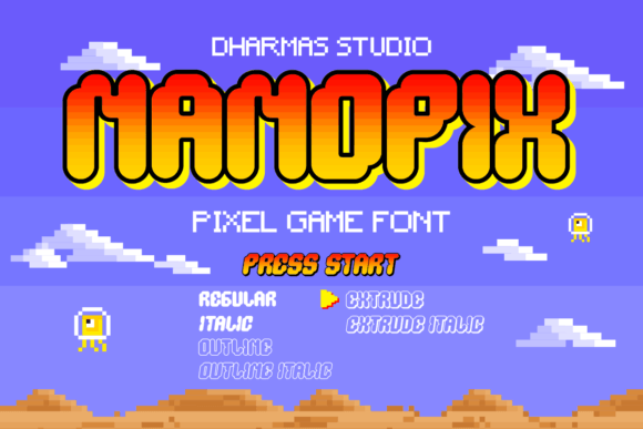 Bringing Pixelated Nostalgia into Modern Branding with the Nano Pix Font