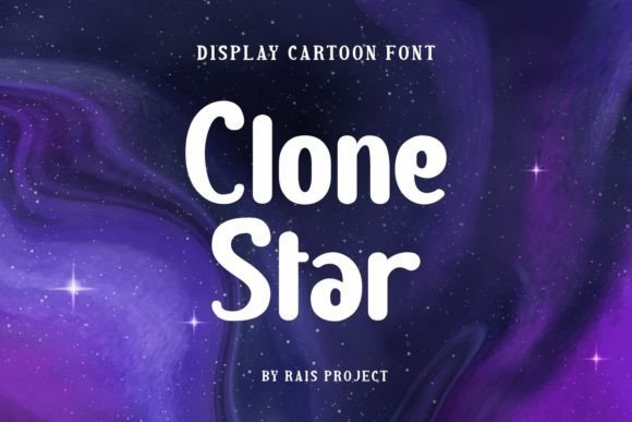 Clone Star: A Bold Display Font for Impactful Branding