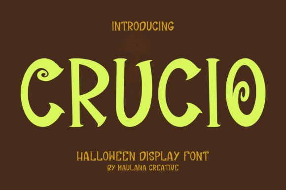Crucio: A Bold & Playful Font for Editorial Mood