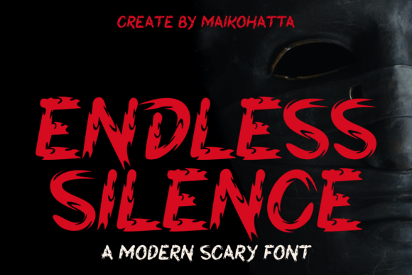 Endless Silence: A Typeface for Spooky Season Marketing