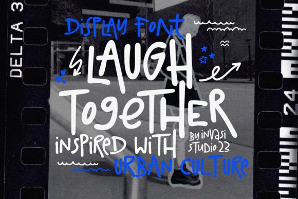 Laugh Together: A Dynamic Display Font for Editorial Impact
