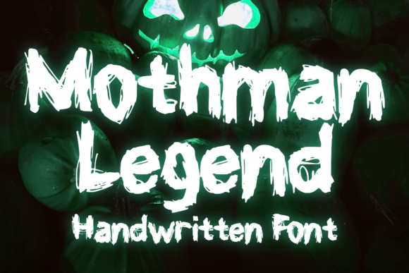 Mothman Legend: A Grunge Font for Spooky Branding