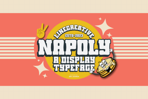 Napoly: A Retro Groovy Font for Editorial Mood