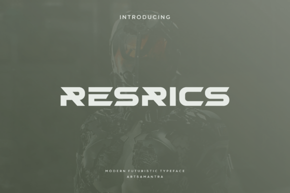 Resrics: The Futuristic Font for a Consistent Brand Identity