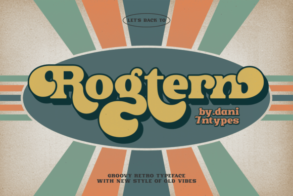 Rogtern: A Display Typeface for Groovy Digital Design