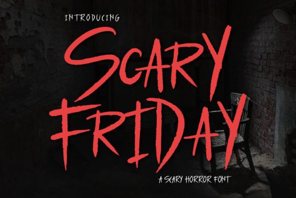 Scary Friday: The Modern Horror Font for Impactful Campaigns