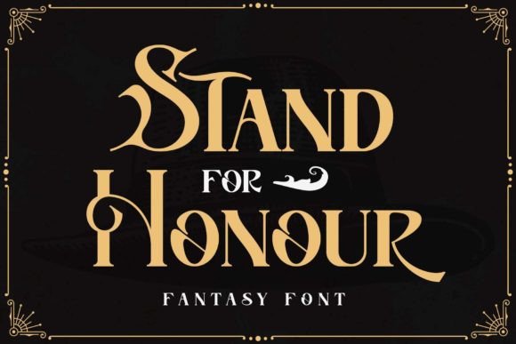 Stand for Honour: A Font Designed for Bold Branding