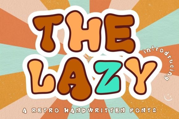 The Lazy Font: A Playful Tool for Editorial Design