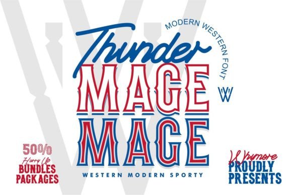 Thunder Mage: The Display Font That Upgrades Your Brand's Personality