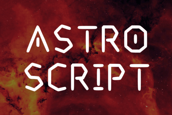 Using Astro Script as a Creative Typeface