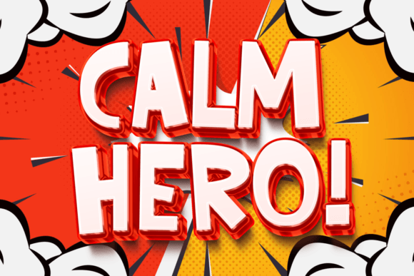 Using Calm Hero for Playful and Professional Branding