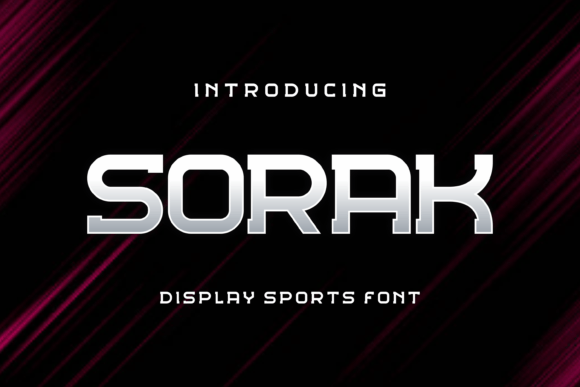 Using Sorak: A Designer's Review of This Unique Sports Display Font